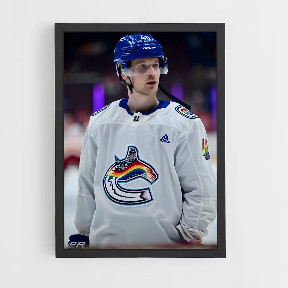 Poster Elias pettersson talentueux – affiche Hockey sur glace (vue 2)